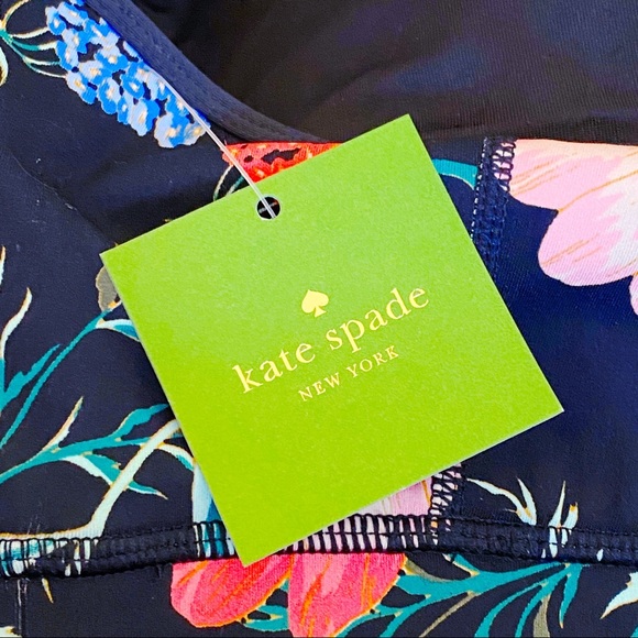 Kate Spade Floral Blossom Sports Bra Flowers XL - Picture 7 of 8